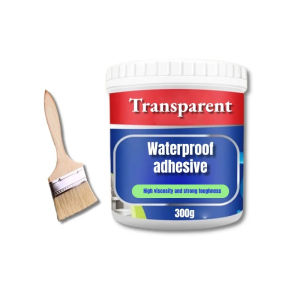 Invisible Waterproof Agent Strong Anti-leak Sealant Glue Transparent Sealing Coating with Brush for Crack Repair 300/1000g