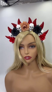 Halloween Headbands With Spiders Bat Hair Accessories For Women Kids Costume Carnivals Parties