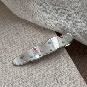 Minwen y Y2k Hair Clips For Women Elegant Metal Duckbill Clip Side Bangs Barrettes Girls Hair Accessories