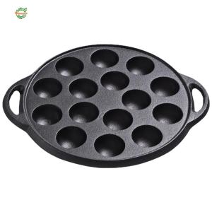 Iron Octopuses Meat Balls 15 Holes Nonstick Takoyaki Grill Pan Plate Home Cooking Baking Forms Tray for Octopuses Balls Pancake [Winnereco World]