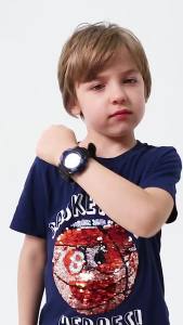 JKL Multifunction Waterproof Digital Sports Childrens Watch in Black and Blue 2026