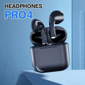 Tai nghe không dây Pro 4TWS Tai nghe Bluetooth Mini thể thao Bass HIFI Âm thanh nổi Tai nghe giảm tiếng ồn chơi game