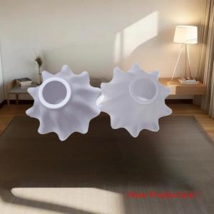 New Production💖 โคมไฟระย้าติดผนังแบบทำมือ1ชิ้นสำหรับร้านอาหารหรือร้านอาหารโคมไฟแขวนทำจากพลาสติก E27ระฆังกล้วยไม้อะไหล่โต๊ะ