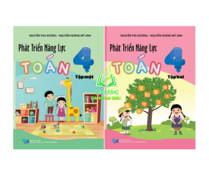 Sách - Combo Phát triển năng lực Toán 4 tập 1 + 2 (KP)