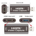 [Ready Stock] USB 3.0 HDMI Capture Card 1080P 60HZ Support 4K Applicable To Video/Game/Live Broadcasts. 