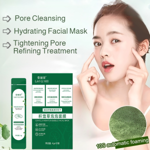 🎉Super Low Price🎉 Womens Deep Cleansing Snow Herb Cica Bubble Mask Hydrating Facial Mask Tightening Pore Refining Treatment Centella Asiatica Skin Care