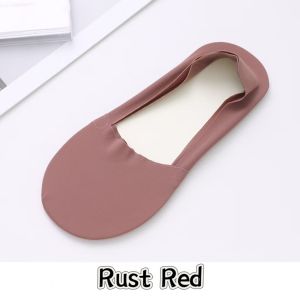 (SG Seller) Women Socks Ice Silk Invisible Socks Girls Ladies Low Cut No shown Socks Anti Slip Silicone Seamless Socks