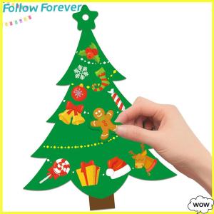 【Follow】【New Arrived】 COD 24ชิ้นงานฝีมือคริสต์มาสสำหรับเด็ก-DIY เครื่องประดับต้นคริสต์มาสพร้อมชุดสติกเกอร์-ชุดสำหรับตกแต่งวันหยุดงานปาร์ตี้ที่โปรดปราน