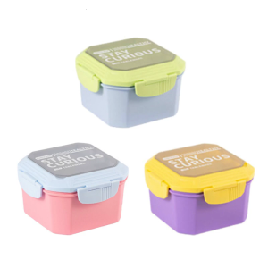 Multipurpose Lunch Box for Adults Featuring Large Salad Bowl With Leakproof Designs and Microwaves Safe Accessory