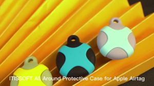 ที่วาง Airtag กันน้ํา อุปกรณ์พวงกุญแจแท็กอากาศซิลิโคนเข้ากันได้สําหรับ Airtag อุปกรณ์ Airtags ป้องกันสําหรับกุญแจรถ กระเป๋าสตางค์ กระเป๋าเดินทาง แมว สุนัข สัต