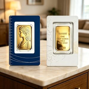 【discount store】1 Ounce Silver Bar 24k Gold Plated Brass Core Crafts Holiday Gifts Decoration Independent Serial Number