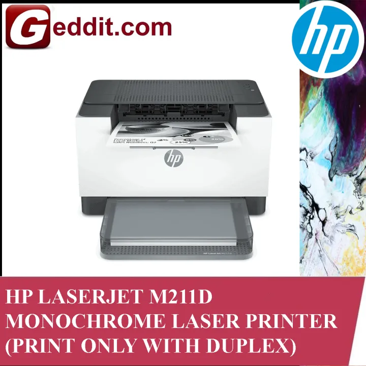 HP LASERJET MONOCHROME PRINTER M211D (PRINT ONLY) / M211DW (PRINT AND WIRELESS) WITH DUPLEX FUNCTION