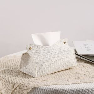 Tempat Tisu/Kotak Tisiu Great/Tissu Organizaer/Pu Kulit/Polos