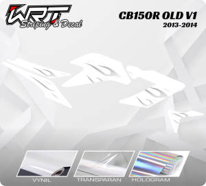 Striping CB150R OLD-Stiker Decal CB150R V1 Api
