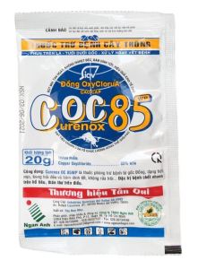 Sản phẩm nấm hại COC 85WP(Gói 20Gr) cho cây trồng - Chuyên dùng Nấm hồng trên cây mai vàng