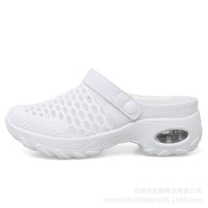 [Free Shipping] 2026 Summer Mesh Hollow-Out Sports Platform Sandals Lightweight Plus Size Wedge Heel WomenS Sandals In Stock