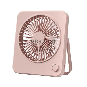 พัดลมไฟฟ้าตั้งโต๊ะ ขนาดเล็ก 2000 mAh ปรับได้ 3 ระดับ ลมแรงชาร์จไฟ usb ลมแรง พกพาสะดวก เสียงเบา พับ/แขวนได้