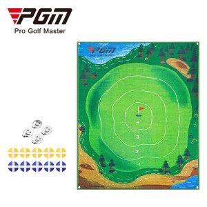 PGM portable golf practice mat mini golf swing chipping target mat used in laid flat or hung for home office ourdoor indoor training DJD040