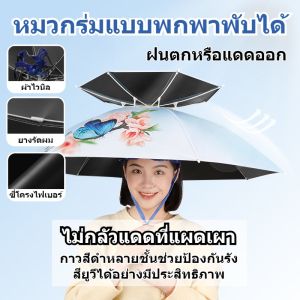 Dual Purpose Sun Hat & Umbrella: Stay Protected from UV & Rain