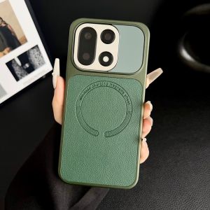 For OnePlus 15 Case Luxury PU Leather Wireless Charging Protective Back Cover Case For One Plus 15 OnePlus15 1+15 Shell