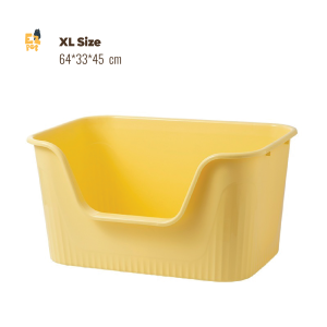 EZPET S/M/L/XL Size Jumbo Open Basin Cat Litter Box  Large Space Open Big Toilet Tray Besar Bekas Pasir Tandas Kucing 猫砂盆