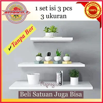 Rak dinding minimalis/Ambalan/Rak melayang/Hiasan Dinding/Dekorasi
