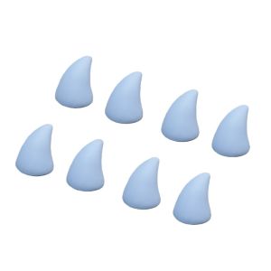 FRIDAD 8pcs Multicolor Animal Fursuit Claws Accessories Epoxy Pointed/Obtuse DIY Animal Paw Accessories Cute Handmade Furry Claws Nails Cosplay Costume Accessories