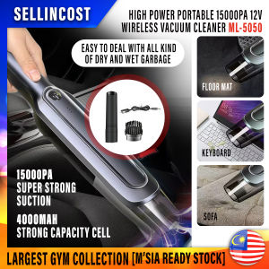 SellinCost 15000PA Rechargeable Car Vacuum Cordless Wireless Cleaner Wet and Dry Home Car Portable USB Mini Vacum Kereta Handheld Vacuum Cleaner Home Appliance ML-5050