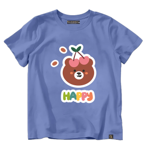 Kaos Anak Perempuan | Baju Anak Perempuan Cewek Happy Lucu Keren 1 2 3 4 5 6 7 8 9 Tahun