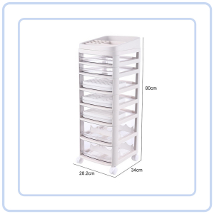 【COZYCASA】Cosmetic Storage Drawer Makeup Cabinet - 3/4/5/6/7 Tier / Storage / Organizer / Box / Plastic Storage Box