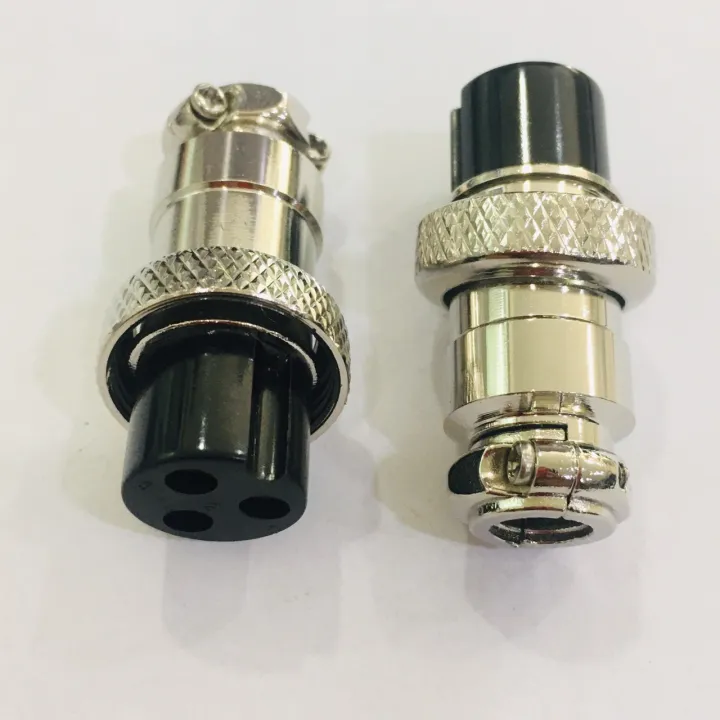 P3f Connection CONNECTOR 3 PIN PJ3F ,PJ3M MALE + FEMALE | Lazada.co.th