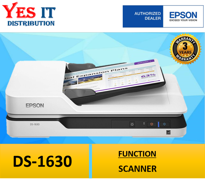 Epson WorkForce DS-1630 Document Scanner 5ppm, Twain & ISIS