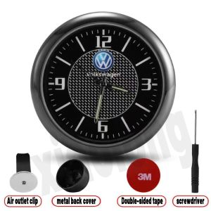 high quality for Volkswagen VW High Quality Car Mini Quartz Clock / Premium Fashion Car Electronic Watch Men Women Auto Gift car interior accessories Santana Caddy up! GTI Golf IV Multivan New Beetle Touran