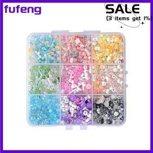 fufeng 12 24 Grids Super Mixed Color Glass Rice Beads Set Loose Beads Handmade DIY Bracelet Necklace Beaded Material Jewelry Accessories