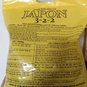 Phân hữu cơ JAPON 3-2-2 gói 1 KG Japon organic fertilizer 322