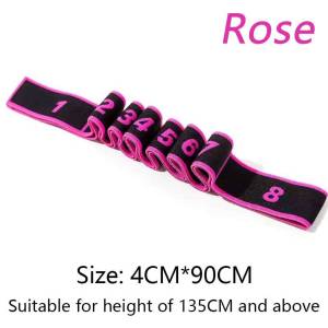Yoga Stretching Belt Dance Resistance Band Loop Pilates Fitness Tension Belt Digital Stretch Elastic