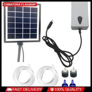 Compact 6V 2W Solar Fish Tank Oxygenator for Aquarium and Pool Aeration Systems