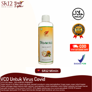 SR12 VCO Virgin Coconut Oil 100% Minyak Kelapa Murni untuk Meningkatkan Imunitas dan Daya Tahan Tubuh