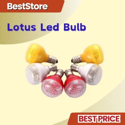 E12 Led Light Bulb Lotus Lamps Led Candle Bulb- 2pcs LED灯泡 神台灯 蜡烛灯 莲花灯