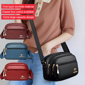 Fashionable Waterproof Nylon Womens Bag Shoulder And Crossbody Casual Bag Small Shopping Bag Multi-Layered Mom Bag Trendy Single Shoulder