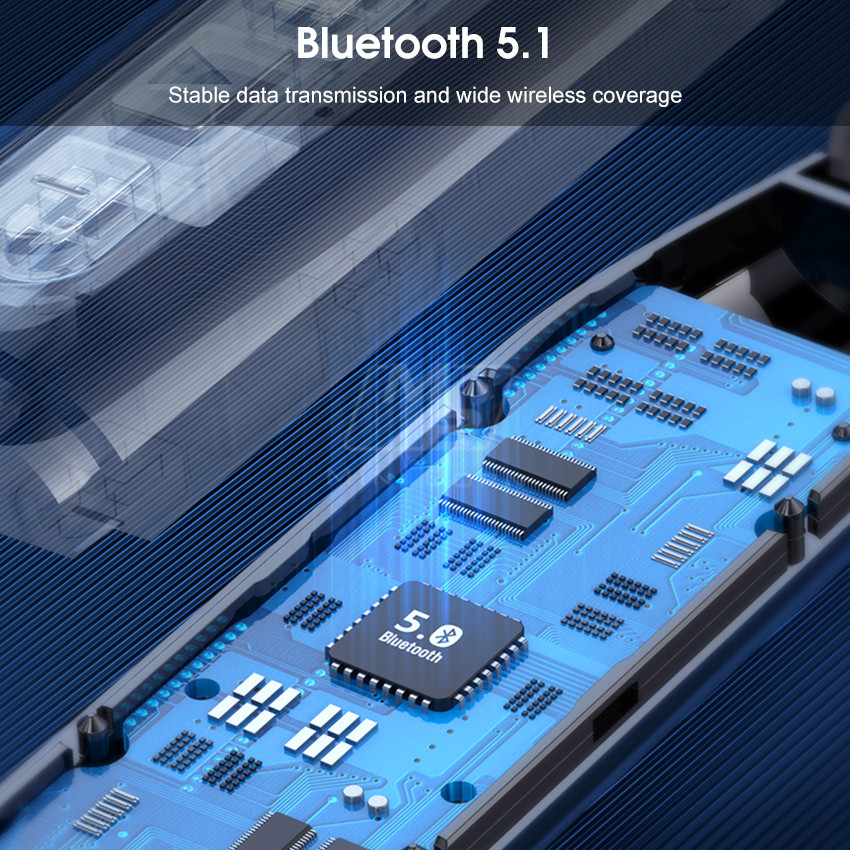Ασύρματα ακουστικά Bluetooth Mini Born για παιχνίδια, ενσωματωμένα ακουστικά HD, στερεοφωνικά ακουστικά για αθλητικά ακουστικά, στερεοφωνικά ακουστικά με ακύρωση θορύβου και διπλό μικρόφωνο F_voghion.com