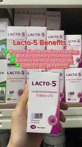 Ready stock 🇲 🇾 LACTO-5 CFU Vcaps (90Sx2+30S/90Sx2/90S/30S)