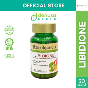 SIDOMUNCUL Libidione 30 Vegetable Capsules | Memelihara Stamina Pria Membantu Sirkulasi Darah