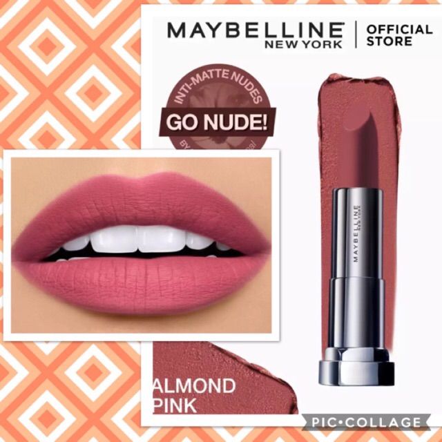 Maybelline Color Sensational Lipstick Almond Pink Lazada