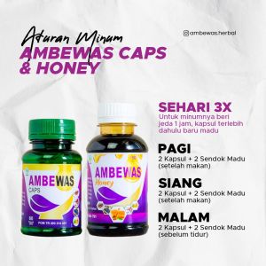 Madu Ambewas 1 Botol Madu Obat Wasir Dan Ambeien