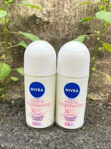 NIVEA Deodorant Extra Whitening Roll On - 25 ml / 50 ml 2PC