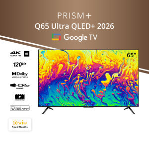 [BEST SELLER] PRISM+ Q65 Ultra 2026 Q-Ultra Series QLED+ | 4K AI Google TV | 65 inch TV[Delivers in 3–5 working days]
