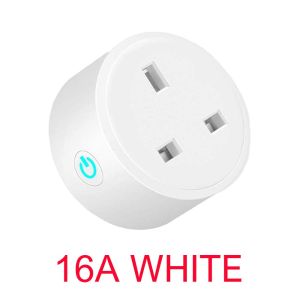 I&T EMPIRE_Tuya WIFI Smart Wifi Plug Socket UK 16A & 20A Tuya Black & White Adaptor Power Energy Monitor_Google Alexa Tmall