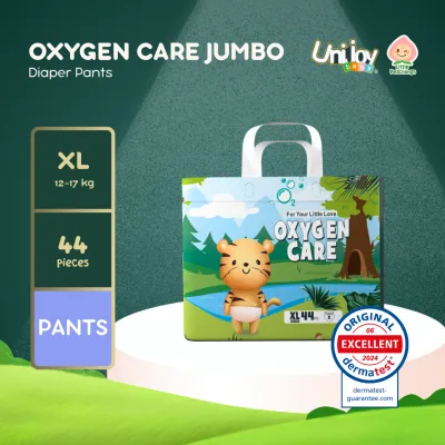 Unijoy Oxygen Care Diaper Pants Ultra Thin & Absorbent Jumbo Pack - XL 44 pads