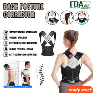 Posture Corrector Back Brace Shoulder Protector Belt Back Support Belt Back Shoulder Body Adjustable Strap Elastic